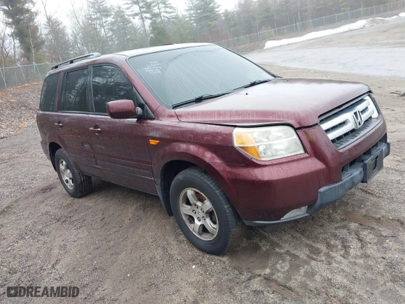 2008 Honda Pilot SE with VIN 5FNYF28358B002741, listed as a IAAI auction lot 41834052 with 248,830 mi miles. Bid and sale history available at carsss.com. Image 1.