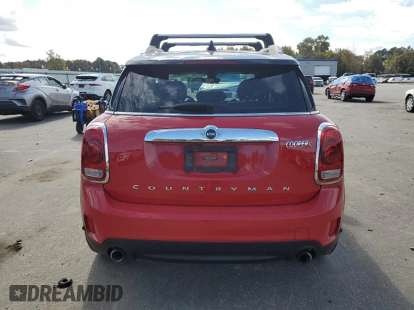 2019 MINI Countryman Cooper S with VIN WMZYT3C51K3E96773, listed as a Copart auction lot 78485634 with 49,491 mi miles and Salvage Title. Bid and sale history available at carsss.com. Image 6.