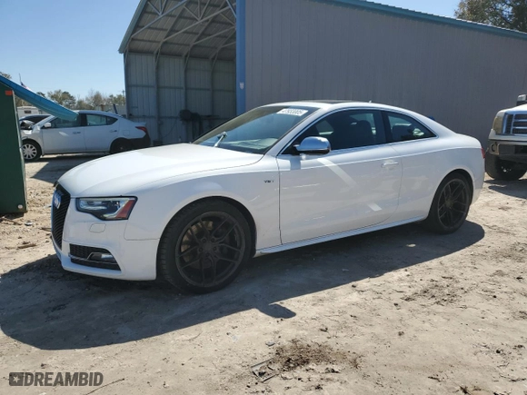 2013 Audi S5 Prestige with VIN WAU3GAFR1DA005015, listed as a Copart auction lot 47933005 with 175,686 mi miles and Salvage Title. Bid and sale history available at carsss.com. Image 1.
