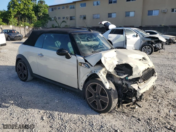 2015 MINI Cooper Convertible S with VIN WMWZP3C56F2A91266, listed as a Copart auction lot 78983194 with 45,422 mi miles and Salvage Title. Bid and sale history available at carsss.com. Image 4.