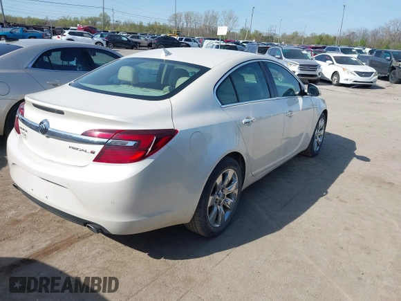 2014 Buick Regal Premium I with VIN 2G4GN5EX0E9270616, listed as a IAAI auction lot 42042923 with 197,044 mi miles. Bid and sale history available at carsss.com. Image 4.