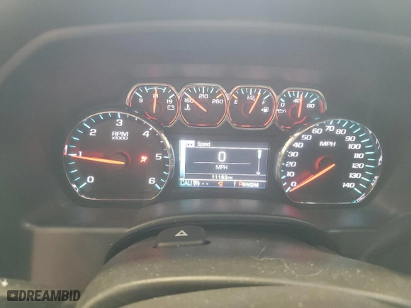 2016 Chevrolet Silverado 1500 LT with VIN 1GCVKREHXGZ118808, listed as a Copart auction lot 53264615 with 11,163 mi miles and Salvage Title. Bid and sale history available at carsss.com. Image 9.