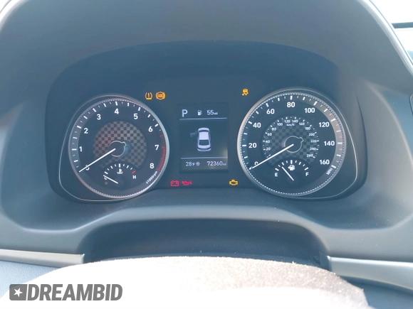 2020 Hyundai Elantra SEL z VIN 5NPD84LF6LH547993, wystawiony jako IAAI lot #41036804 z przebiegiem 72 360 mil mil oraz . Historia ofert i sprzedaży dostępna na DreamBid. Obrazek 7.