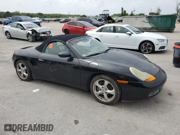 2001 Porsche Boxster with VIN WP0CA29811U626925, listed as a Copart auction lot 59632415 with Not provided miles and Clean title. Bid and sale history available at DreamBid. Image 4.