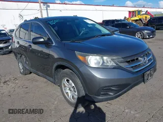 2014 Honda CR-V LX with VIN 2HKRM4H3XEH621242, listed as a IAAI auction lot 41734669 with 127,664 mi miles. Bid and sale history available at carsss.com. Image 1.