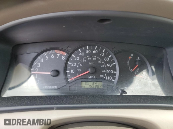 2008 Toyota Corolla CE with VIN 2T1BR32E98C899483, listed as a Copart auction lot 55488275 with 155,884 mi miles and Salvage Title. Bid and sale history available at DreamBid. Image 9.