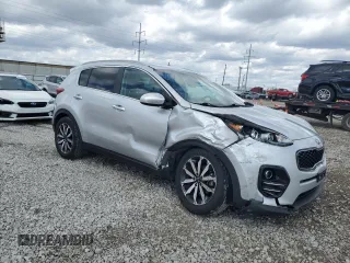 2017 Kia Sportage EX with VIN KNDPN3AC7H7168540, listed as a Copart auction lot 50452175 with 82,307 mi miles and Salvage Title. Bid and sale history available at carsss.com. Image 4.