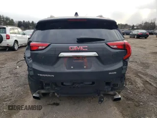 2019 GMC Terrain Denali with VIN 3GKALXEX1KL390529, listed as a Copart auction lot 45210115 with 124,497 mi miles and Salvage Title. Bid and sale history available at carsss.com. Image 6.