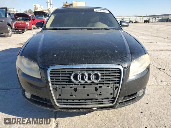 2009 Audi A4 2.0T with VIN WAUAF48H79K007501, listed as a Copart auction lot 85820704 with 126,393 mi miles and Salvage title. Bid and sale history available at DreamBid. Image 5.