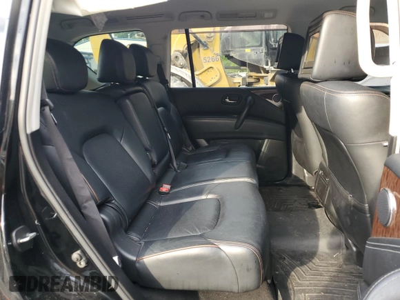 2017 Nissan Armada SL with VIN JN8AY2NC0H9503812, listed as a Copart auction lot 59825804 with 110,288 mi miles and Salvage Title. Bid and sale history available at carsss.com. Image 11.