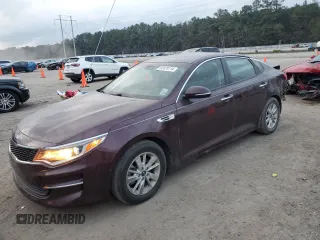 2016 Kia Optima LX with VIN 5XXGT4L32GG105361, listed as a Copart auction lot 82678114 with 58,031 mi miles and Salvage Title. Bid and sale history available at carsss.com. Image 1.