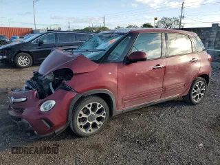 2012 FIAT 500L Easy with VIN ZFBCFABH8EZ026985, listed as a Copart auction lot 43201625 with Not Provided miles and Salvage Title. Bid and sale history available at DreamBid. Image 1.