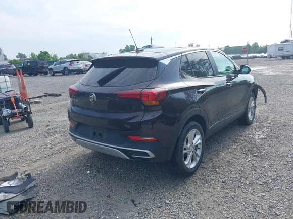 2020 Buick Encore GX Preferred with VIN KL4MMCSLXLB104089, listed as a IAAI auction lot 42611036 with 43,265 mi miles and . Bid and sale history available at DreamBid. Image 4.