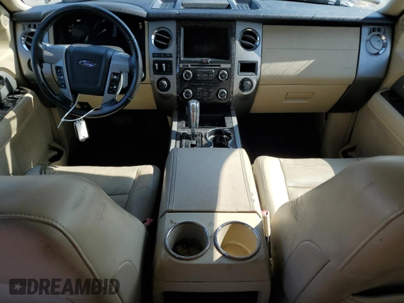 2015 Ford Expedition Max Limited с VIN 1FMJK2AT5FEF27137, выставлен на аукционе Copart как лот 57837295 с пробегом 113 414 миль миль и Списание • Salvage title. История ставок и продаж доступна на DreamBid. Изображение 8.