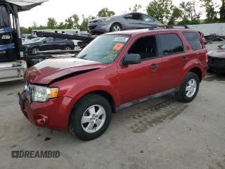 2012 Ford Escape XLT with VIN 1FMCU0D74CKA75541, listed as a Copart auction lot 57485035 with 98,389 mi miles and Salvage title. Bid and sale history available at DreamBid. Image 1.