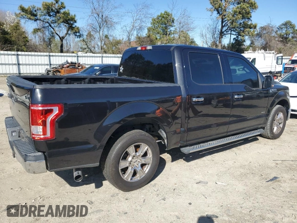 2015 Ford F-150 XL with VIN 1FTEW1CP2FKF13279, listed as a Copart auction lot 48454045 with 150,294 mi miles and Salvage title. Bid and sale history available at DreamBid. Image 3.