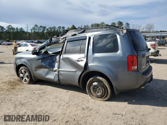 2013 Honda Pilot EX-L with VIN 5FNYF4H68DB004970, listed as a Copart auction lot 42654905 with 137,854 mi miles and Salvage Title. Bid and sale history available at carsss.com. Image 2.