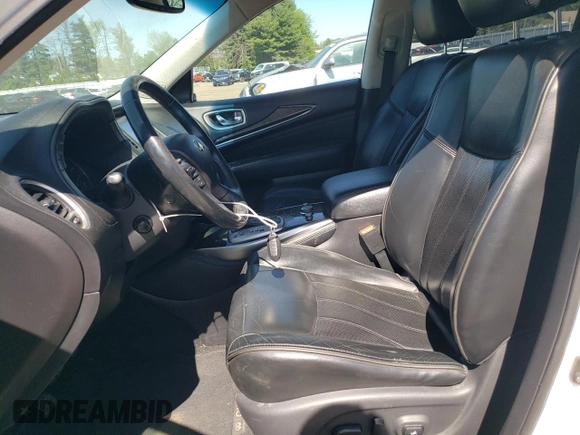 2015 Infiniti QX60 with VIN 5N1AL0MM5FC543775, listed as a Copart auction lot 54587625 with 122,778 mi miles and Salvage title. Bid and sale history available at DreamBid. Image 7.