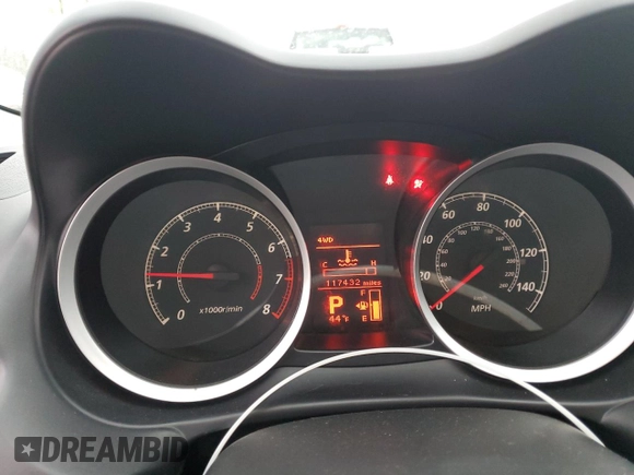 2012 Mitsubishi Lancer SE with VIN JA32V2FW4CU021334, listed as a Copart auction lot 52958405 with 117,432 mi miles and Salvage Title. Bid and sale history available at DreamBid. Image 9.