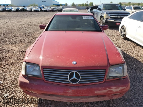 1998 Mercedes-Benz SL-Class with VIN WDBFA67F0WF157813, listed as a Copart auction lot 78424584 with 122,352 mi miles and Clean Title. Bid and sale history available at carsss.com. Image 5.