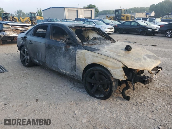 2015 Audi A4 Premium Plus with VIN WAUHFAFL5FN017605, listed as a Copart auction lot 67705584 with 0 mi miles and Salvage Title. Bid and sale history available at carsss.com. Image 4.