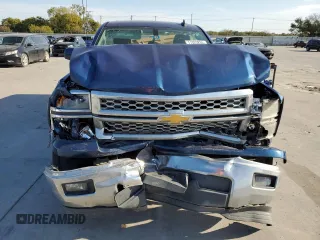 2015 Chevrolet Silverado 1500 LT with VIN 1GCRCREC9FZ173994, listed as a Copart auction lot 77023834 with 107,624 mi miles and Salvage Title. Bid and sale history available at DreamBid. Image 5.
