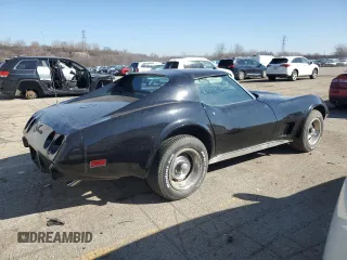 1976 Chevrolet Corvette with VIN 1Z37L6S431663, listed as a Copart auction lot 49045205 with 12,830 mi miles and Clean title. Bid and sale history available at DreamBid. Image 3.
