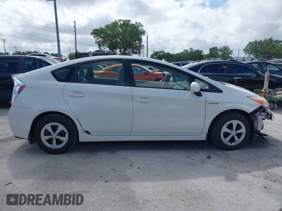 2012 Toyota Prius One with VIN JTDKN3DU1C1560505, listed as a IAAI auction lot 41908240 with 133,188 mi miles and . Bid and sale history available at DreamBid. Image 13.