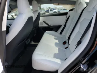 2025 Tesla Model 3 Long Range with VIN 5YJ3E1EA8SF918928, listed as a Copart auction lot 53454155 with 2,061 mi miles and Salvage title. Bid and sale history available at DreamBid. Image 10.