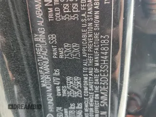 2025 Hyundai Tucson Limited with VIN 5NMJE3DE3SH448183, listed as a Copart auction lot 80440024 with 4,191 mi miles and Non Repairable. Bid and sale history available at carsss.com. Image 15.