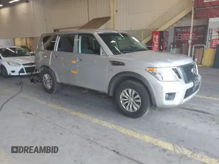2017 Nissan Armada SV with VIN JN8AY2NC5H9508892, listed as a IAAI auction lot 41548187 with 156,499 mi miles. Bid and sale history available at carsss.com. Image 1.