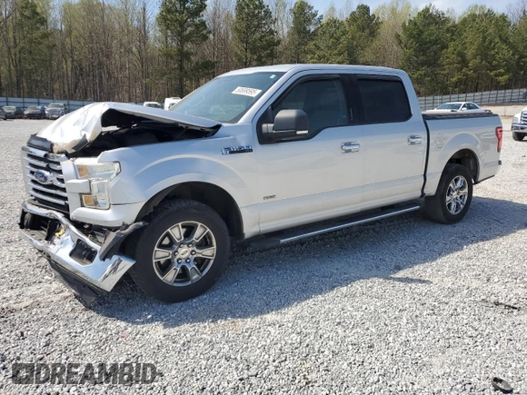 2016 Ford F-150 XL with VIN 1FTEW1CG4GKD40804, listed as a Copart auction lot 50699595 with 116,489 mi miles and Salvage Title. Bid and sale history available at DreamBid. Image 1.