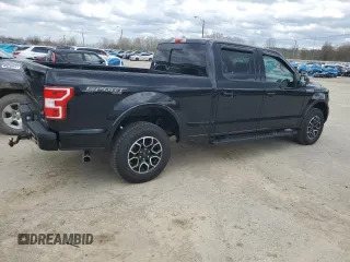 2018 Ford F-150 XL with VIN 1FTFW1EG8JFE09009, listed as a Copart auction lot 51131405 with 188,271 mi miles and Clean Title. Bid and sale history available at carsss.com. Image 3.