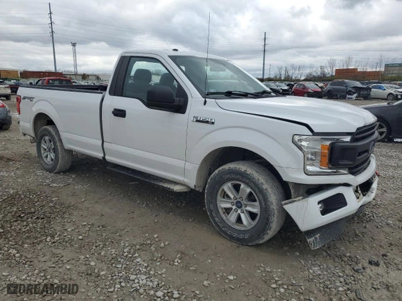 2018 Ford F-150 XL with VIN 1FTMF1E57JKC31896, listed as a Copart auction lot 81790634 with 50,389 mi miles and Salvage Title. Bid and sale history available at carsss.com. Image 4.
