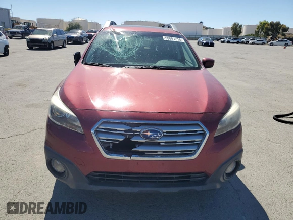 2015 Subaru Outback Premium with VIN 4S4BSADC8F3343655, listed as a Copart auction lot 58001215 with 139,252 mi miles and Salvage title. Bid and sale history available at DreamBid. Image 5.