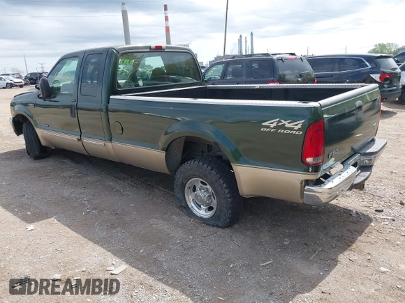 2000 Ford Super Duty F-250 XL with VIN 1FTNX21F9YED75853, listed as a IAAI auction lot 42152135 with 212,078 mi miles. Bid and sale history available at carsss.com. Image 3.