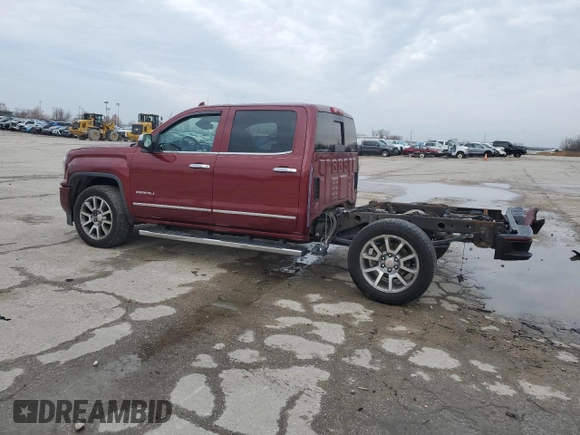 2017 GMC Sierra 1500 Denali with VIN 3GTU2PEC4HG257435, listed as a Copart auction lot 85442834 with 84,910 mi miles and Salvage Title. Bid and sale history available at DreamBid. Image 2.