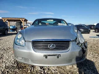 2004 Lexus SC with VIN JTHFN48Y540060258, listed as a Copart auction lot 50166295 with 187,505 mi miles and Salvage Title. Bid and sale history available at carsss.com. Image 5.