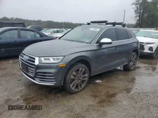 2018 Audi SQ5 Premium Plus with VIN WA1A4AFY9J2248548, listed as a Copart auction lot 81765003 with 45,804 mi miles and . Bid and sale history available at DreamBid. Image 1.