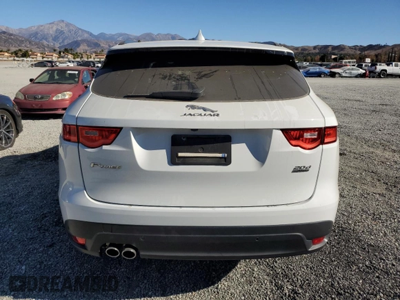 2018 Jaguar F-Pace 20d Premium with VIN SADCJ2FN9JA262723, listed as a Copart auction lot 85772864 with 41,253 mi miles and Salvage Title. Bid and sale history available at DreamBid. Image 6.