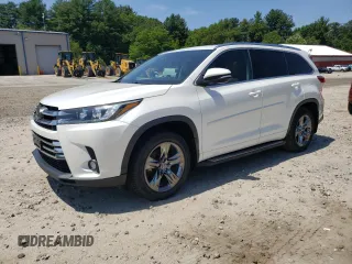 2017 Toyota Highlander Limited with VIN 5TDDZRFHXHS413030, listed as a Copart auction lot 58913115 with 93,295 mi miles and Salvage title. Bid and sale history available at DreamBid. Image 1.