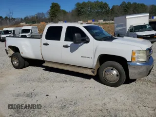 2007 Chevrolet Silverado 3500HD DRW Work Truck with VIN 1GCJC33K57F536458, listed as a Copart auction lot 46265465 with 211,752 mi miles and Salvage Title. Bid and sale history available at DreamBid. Image 4.