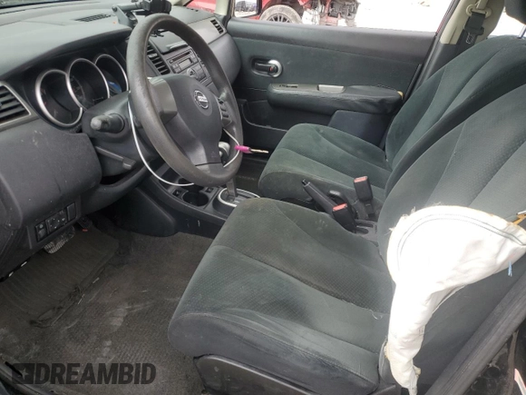 2011 Nissan Versa S with VIN 3N1BC1CP0BL369254, listed as a Copart auction lot 51347595 with 131,860 mi miles and Salvage title. Bid and sale history available at DreamBid. Image 7.