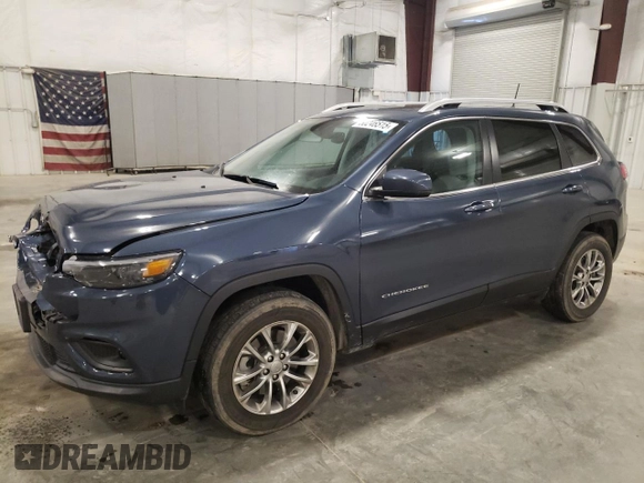 2021 Jeep Cherokee Latitude Lux with VIN 1C4PJMMXXMD109834, listed as a Copart auction lot 50246515 with 32,819 mi miles and Salvage Title. Bid and sale history available at carsss.com. Image 1.
