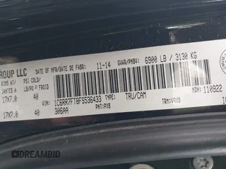 2015 Ram 1500 Express with VIN 1C6RR7FT8FS536433, listed as a IAAI auction lot 42238928 with 77,404 mi miles and . Bid and sale history available at DreamBid. Image 9.