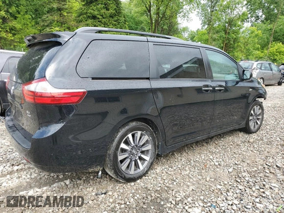 2019 Toyota Sienna XLE z VIN 5TDDZ3DC1KS221250, wystawiony jako Copart lot #59882545 z przebiegiem 85 299 mil mil oraz Szkoda całkowita • Salvage title. Historia ofert i sprzedaży dostępna na DreamBid. Obrazek 3.