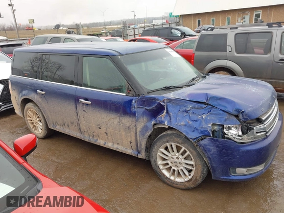 2015 Ford Flex SEL z VIN 2FMGK5C82FBA13732, wystawiony jako IAAI lot #41538558 z przebiegiem 110 402 mil mil oraz . Historia ofert i sprzedaży dostępna na DreamBid. Obrazek 13.