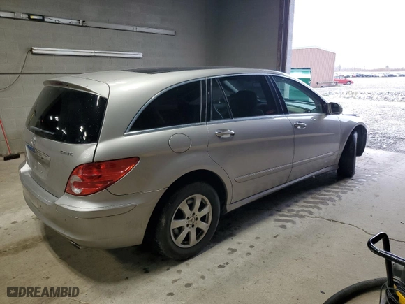 2007 Mercedes-Benz R-Class 3.5L with VIN 4JGCB65E77A055365, listed as a Copart auction lot 81073834 with 83,776 mi miles and Salvage Title. Bid and sale history available at carsss.com. Image 3.