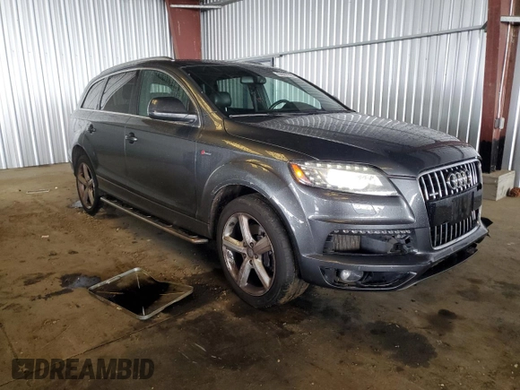 2011 Audi Q7 S line with VIN WA1DGAFE6BD010561, listed as a Copart auction lot 84087724 with 94,192 mi miles and Salvage title. Bid and sale history available at DreamBid. Image 4.