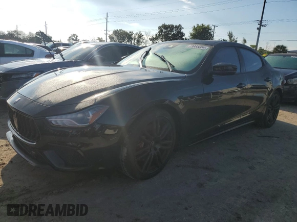 2021 Maserati Ghibli S with VIN ZAM57YSA6M1368667, listed as a Copart auction lot 73985054 with Not provided miles and Salvage title. Bid and sale history available at DreamBid. Image 1.